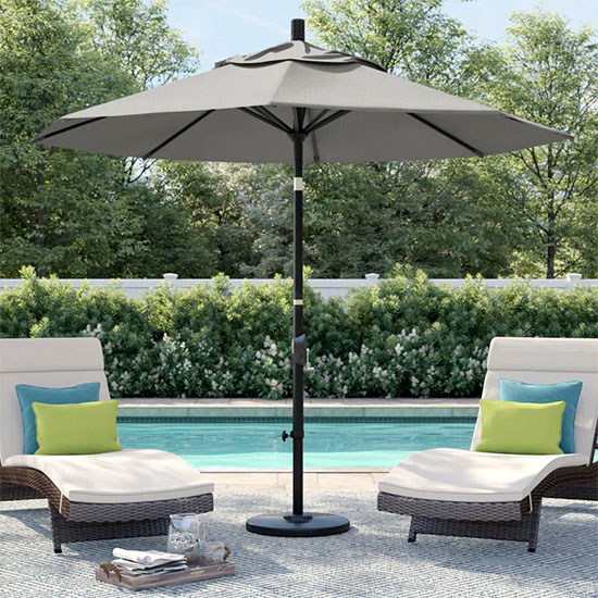Round Aluminum Patio Ambrella
