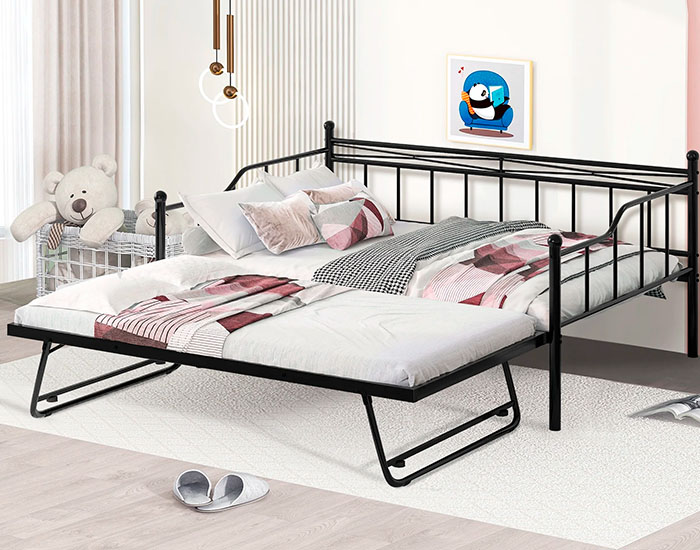Metal Waybed with trundle option