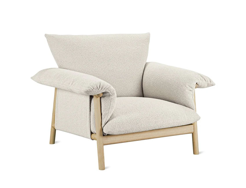 Solid Wood Lounge Chair it Pillow