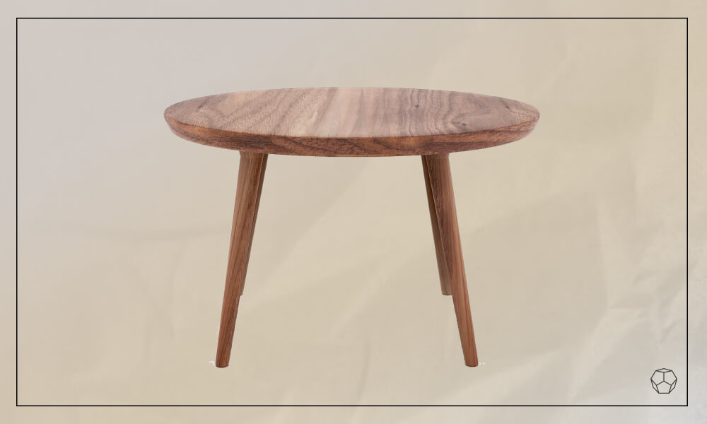 Wooden Round Coffee Table