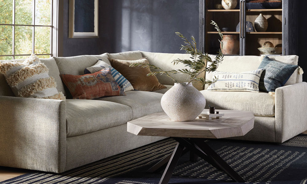 kipton two piece sectional