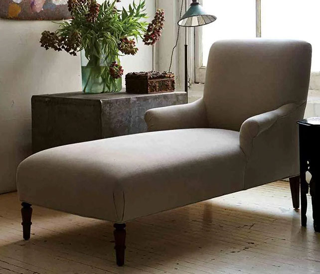 Indoor Chaise Lounge Tight Seat Back