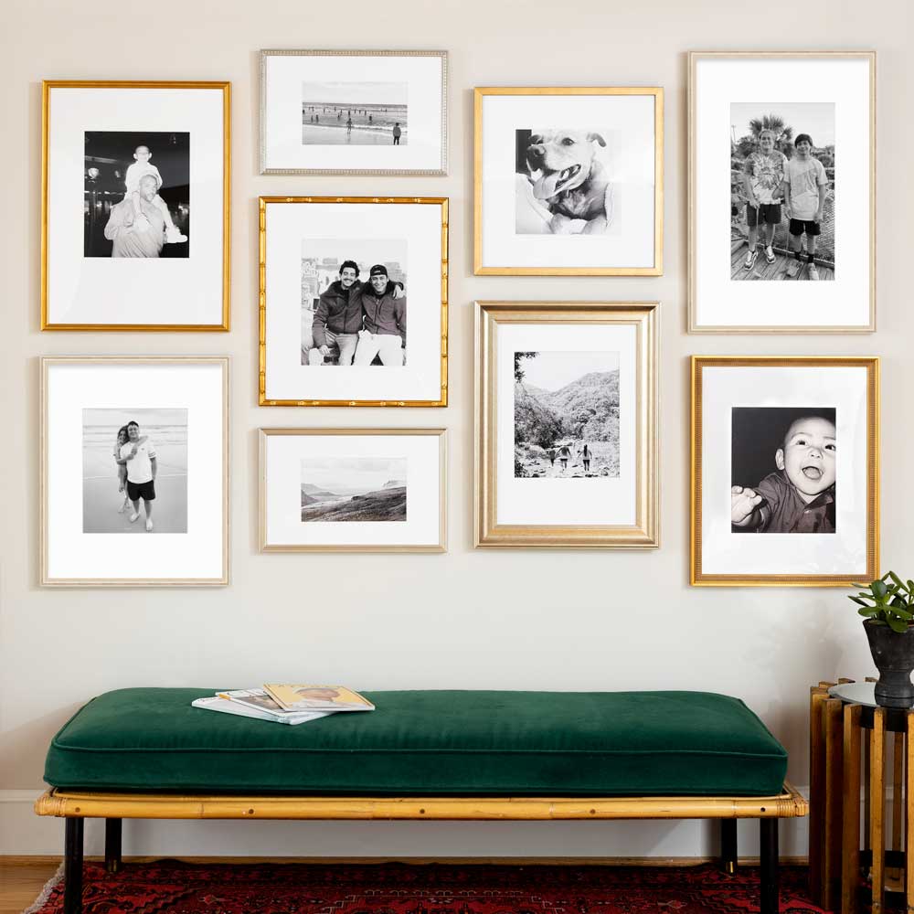 Hallway art display