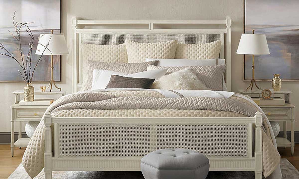 Marion French Cane Bed
