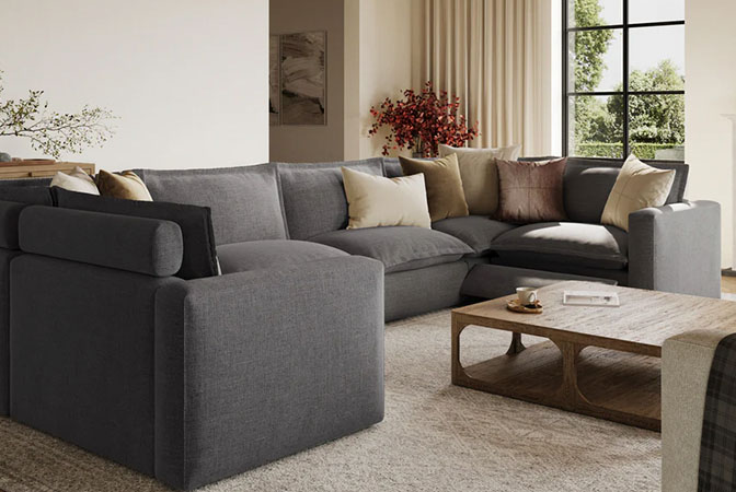 Designed The Couch with coffee table