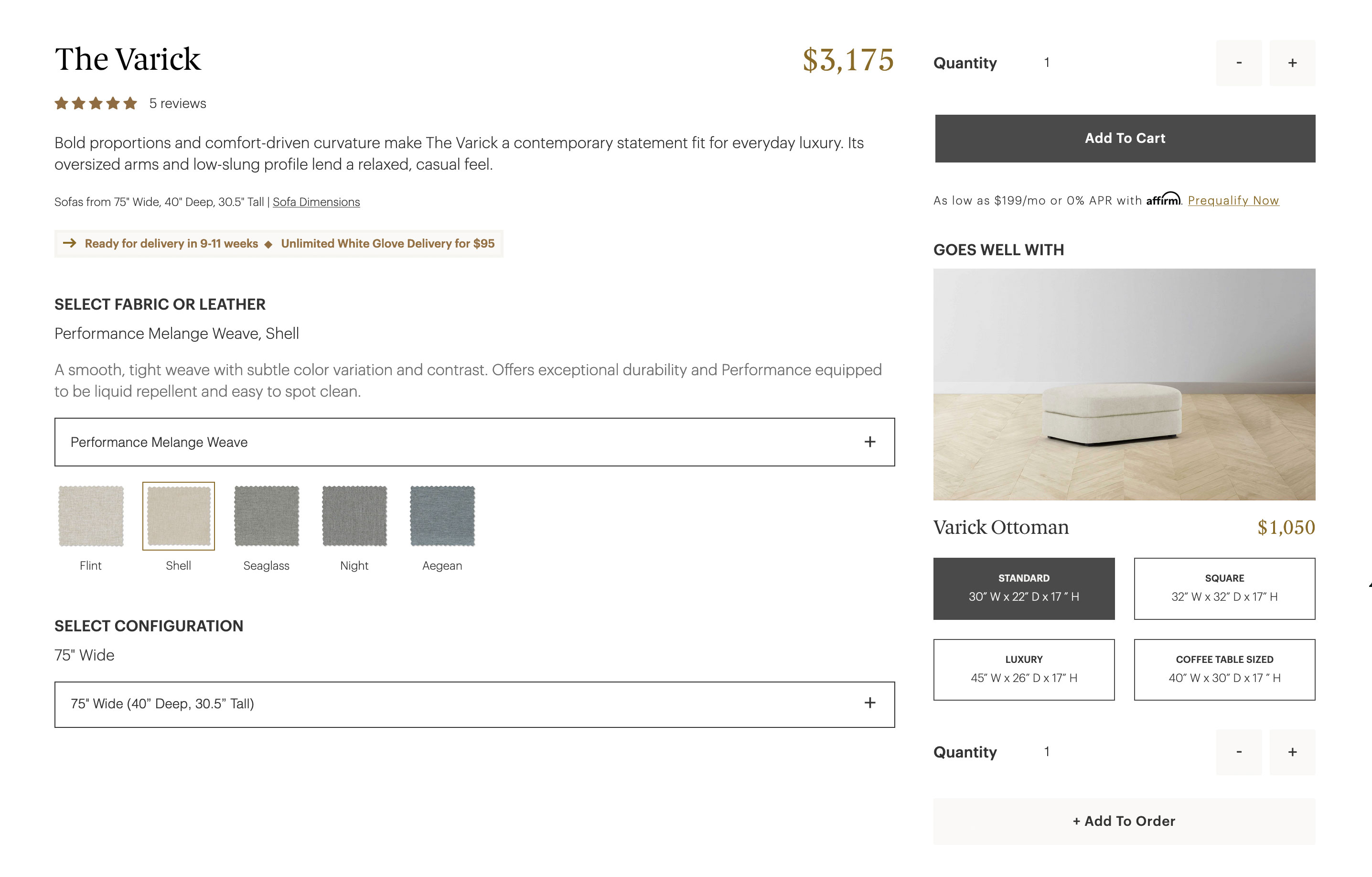 Varick Details and Color Selection