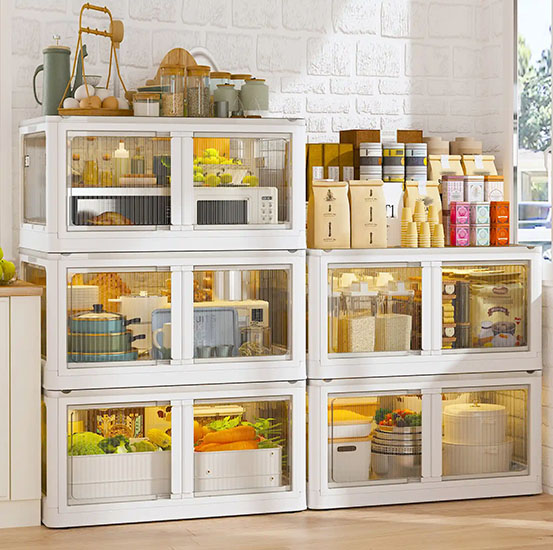 Storage Bins With Lids For Bedroom Office Kitchen