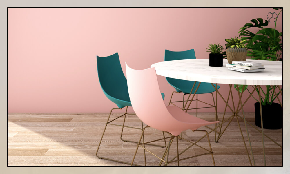 Pink Dining Room