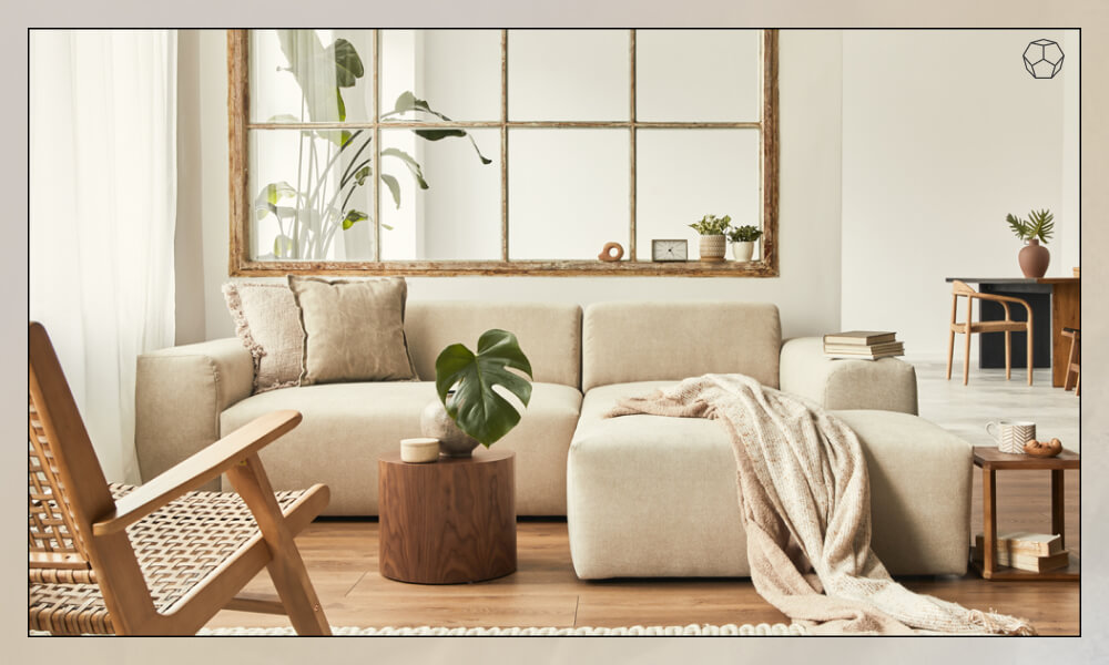 Low-profile sectional