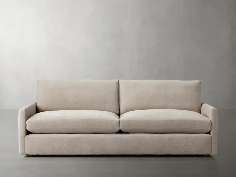 2-seater sofa with tiny arms