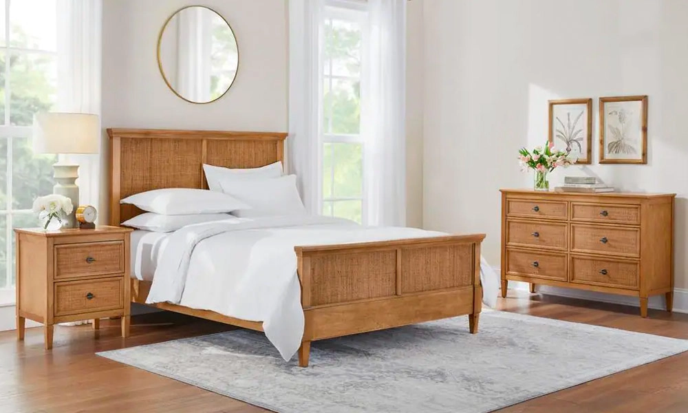 Marsden Wood Cane King Bed