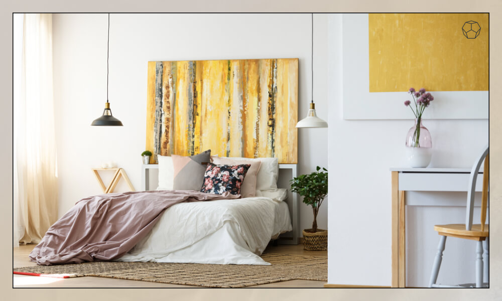 Art accent wall