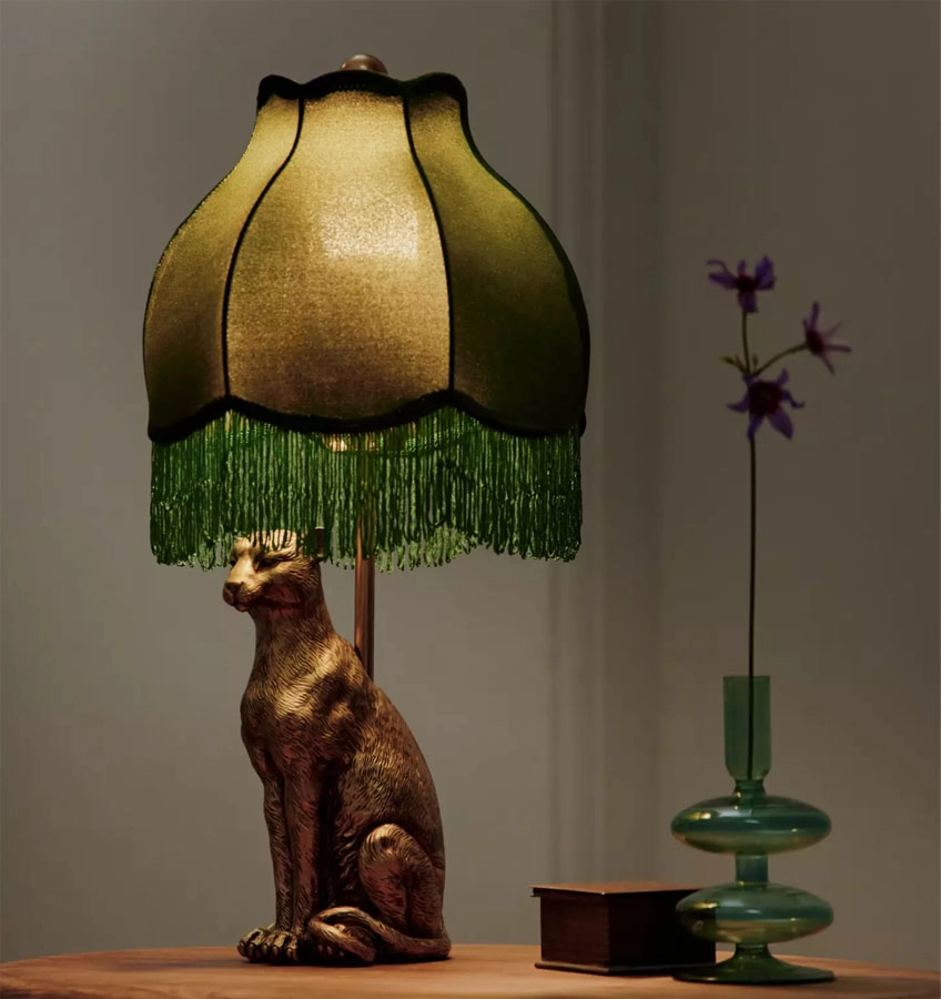 TIcon Table Lamp with Leopard