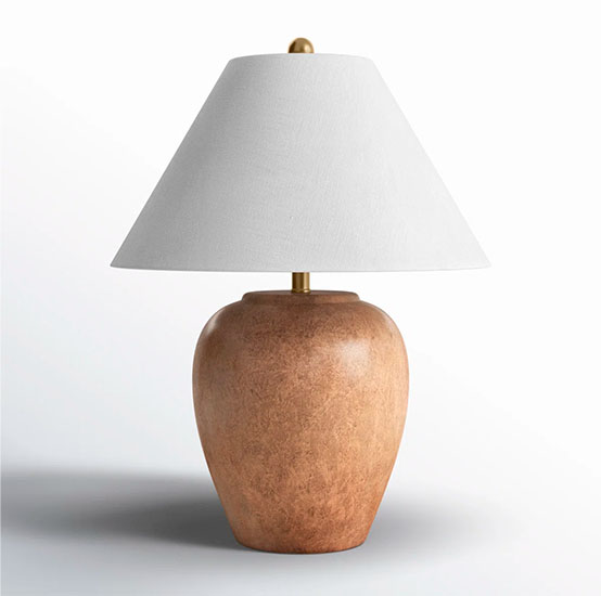 White Ceramic Bedroom Lamp