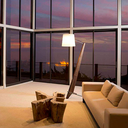 Giant Wooden Floor Lamp