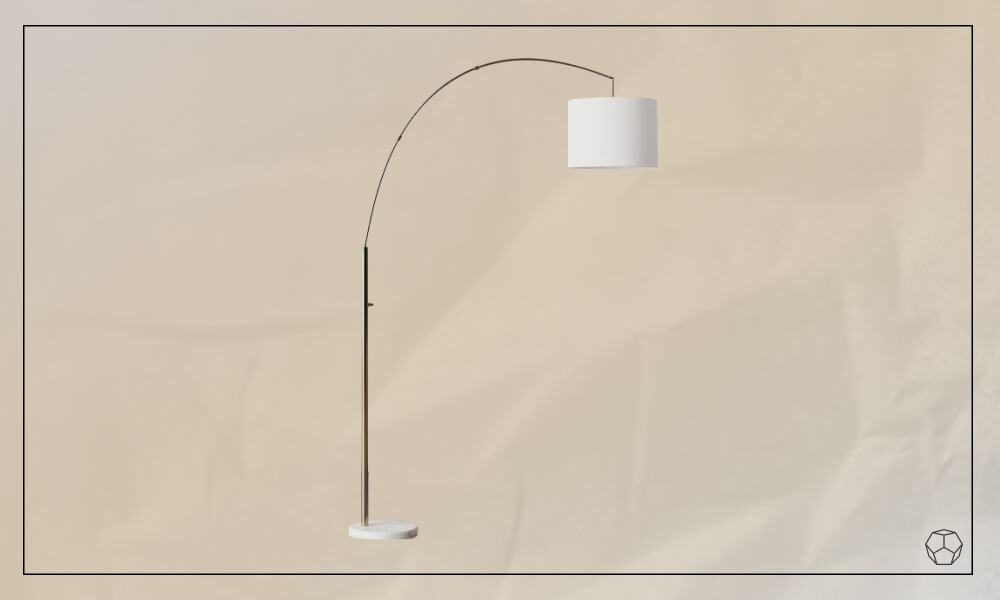 Joan Smart Enabled Arched Floor Lamp