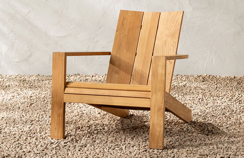 Teak Outdoor Lounge Chair
