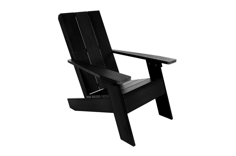 Black Adirondack Chair