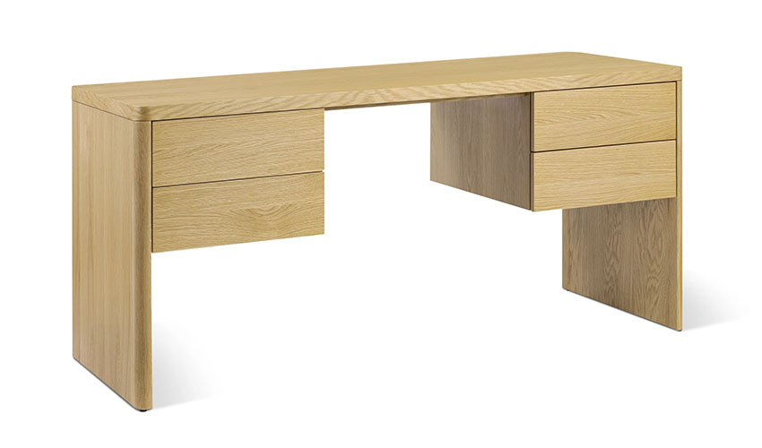 White Oak Home Office Desk