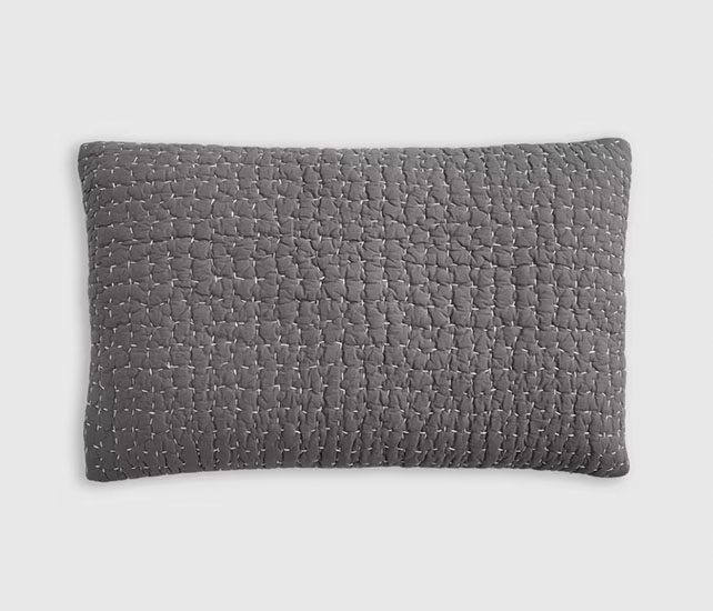 Organic Cotton Hand Stitched Pillow Cover