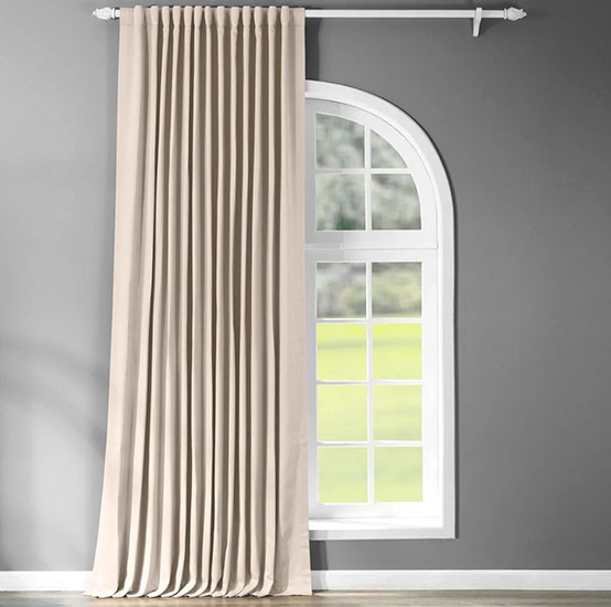 Extra Wide Room Darkening Curtain