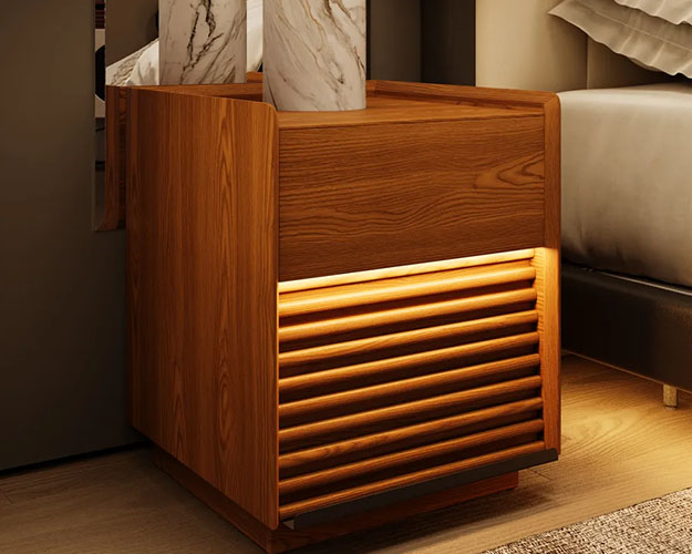 Nightstand with LED Light