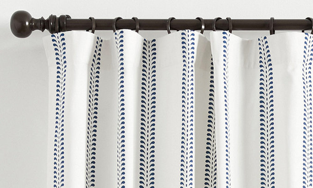 Hollis Ditsy Stripe Drapery Panel