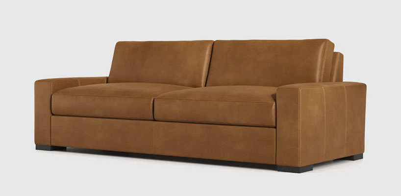 Leather 2-seater Sofa
