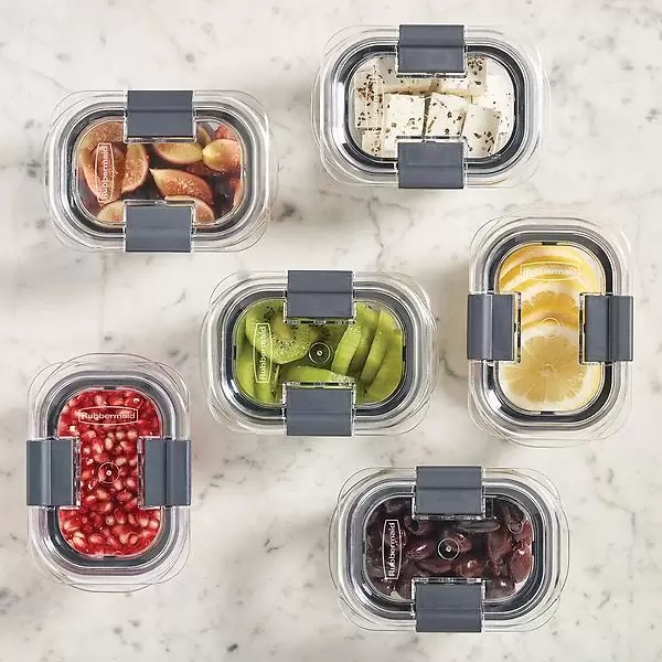 Rubbermaid Brilliance Food Storage Container Set
