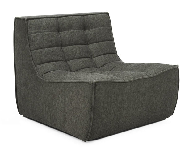 Green lounge bean bag modular chair