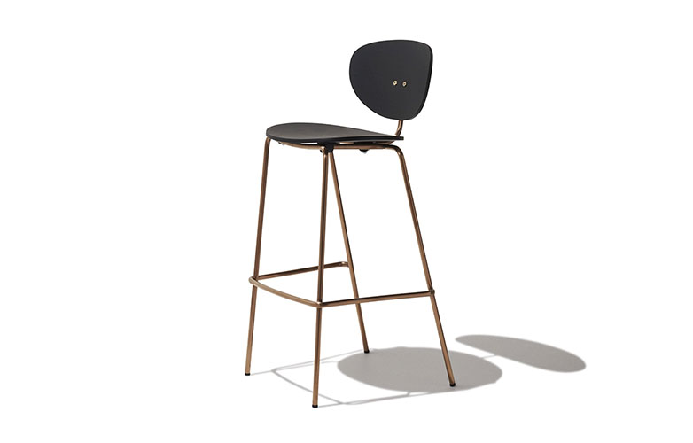 Bar Stool with metal legs