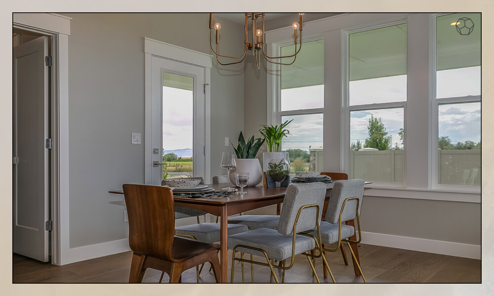 Dining Room with Plants