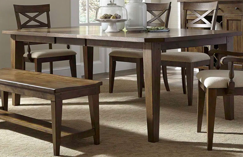 Dining Room Set: Chair, Table and Bench