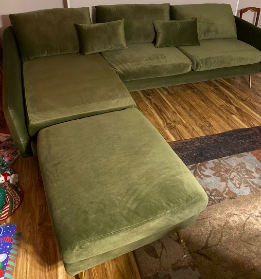 Park Sectional Sofa with Moveable Ottoman