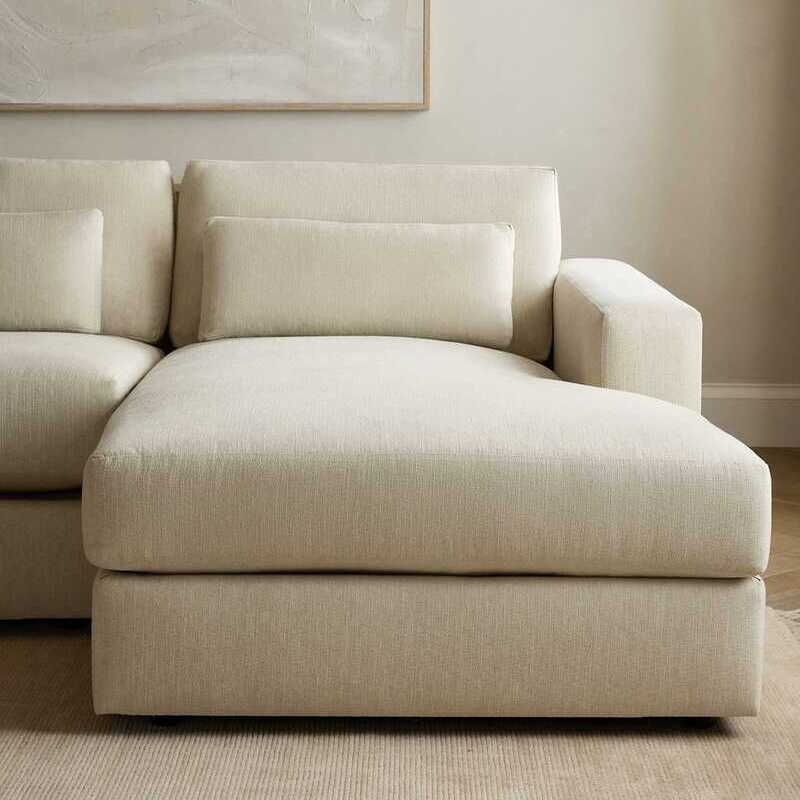 Quince brown sectional sofa