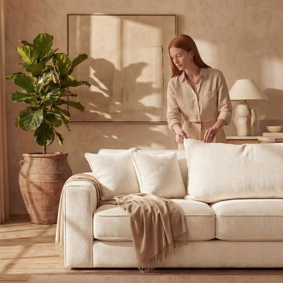 DreamSofa Landon modular sofa in a styled living room