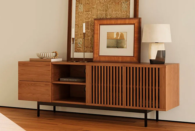 Affordable Wooden tv console