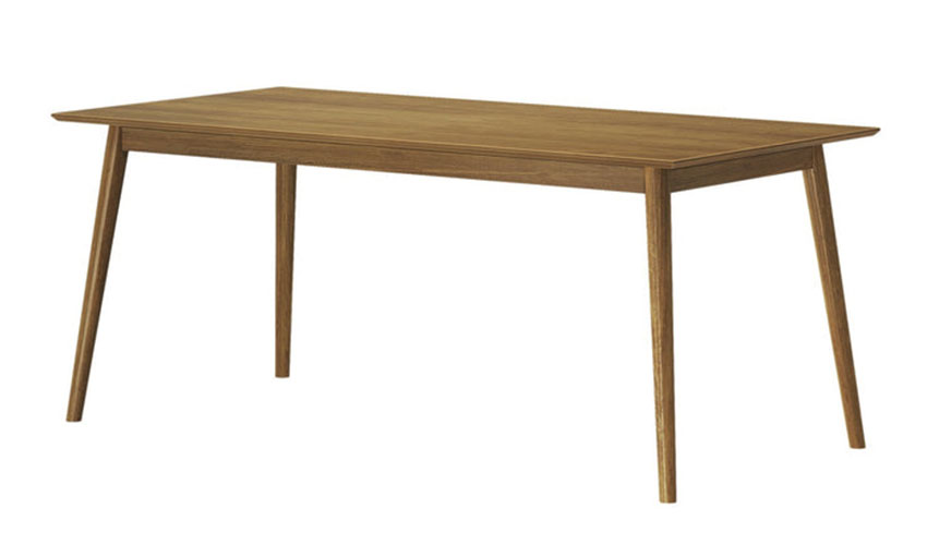Solid Wood Mid-Century Modern Dining Table