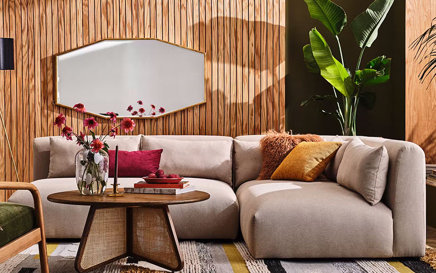 Furniture from Joybird: Sofa, Coffee table and chair