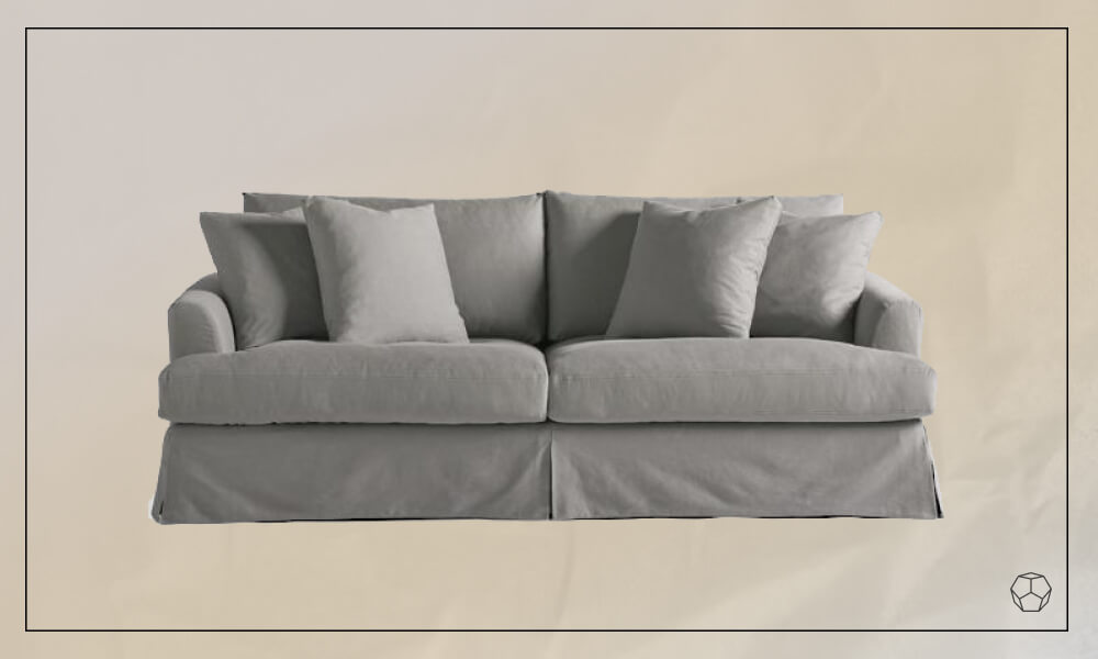 Grandin Road Ava Slipcover Sofa