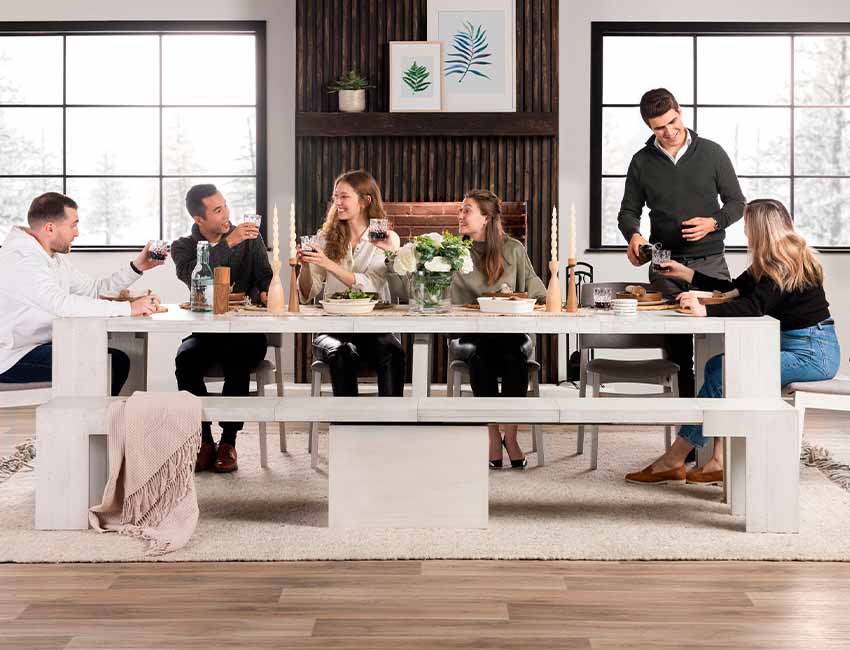 Convertible Dinning Table - Family Party
