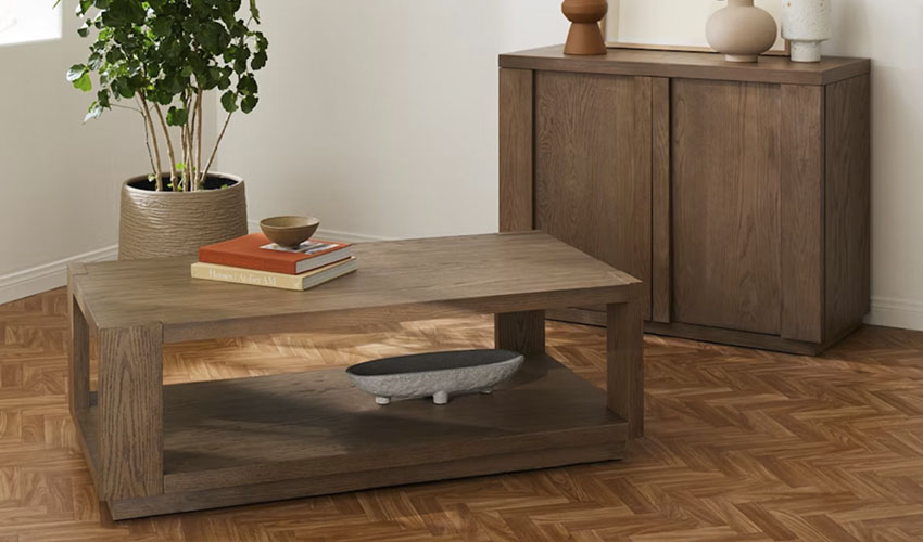 Modern wooden Square Coffee Table
