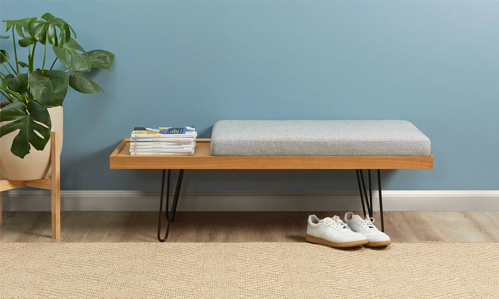 Burrow Carta Bench Shoe Storage
