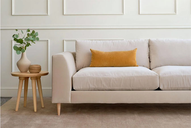 Sectional in Natural Latex