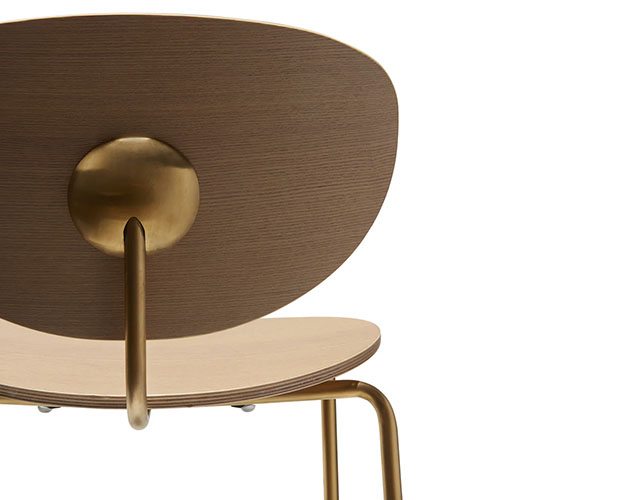 Kettle Bar Stool back side view