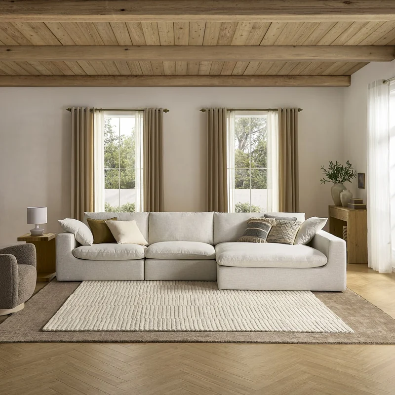 Dawson Wide Chaise Sectional