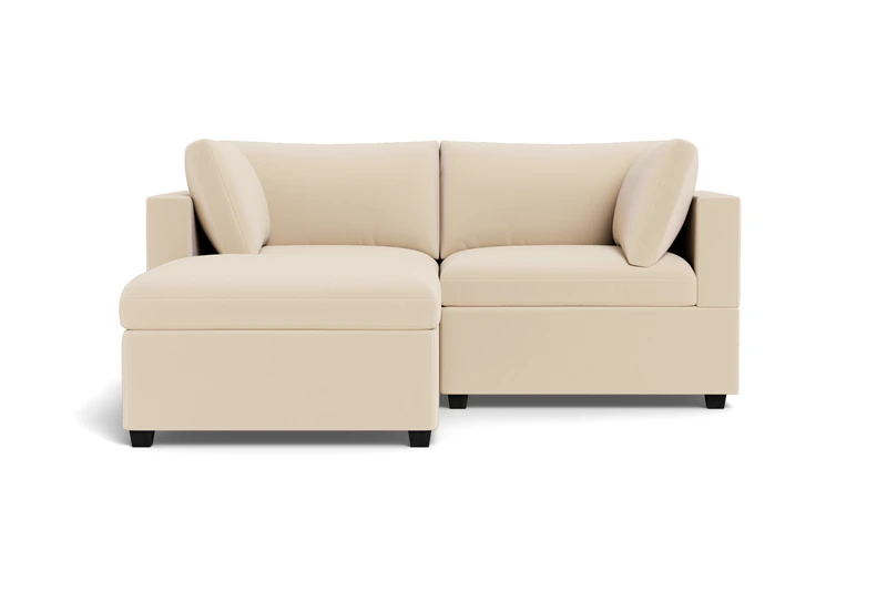 Kova Box Cushion Sofa 86" + Ottoman