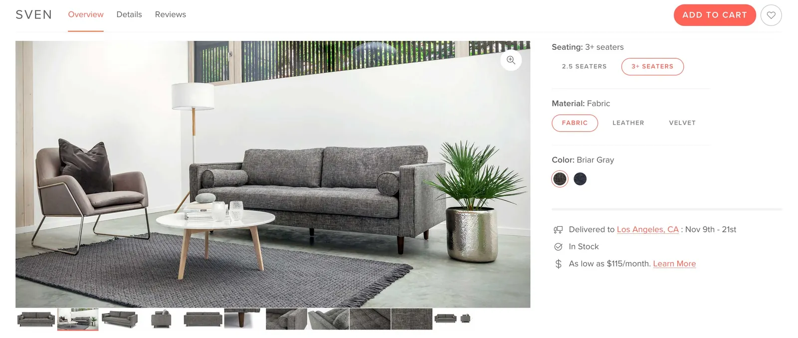 Article Website Sven Sofa