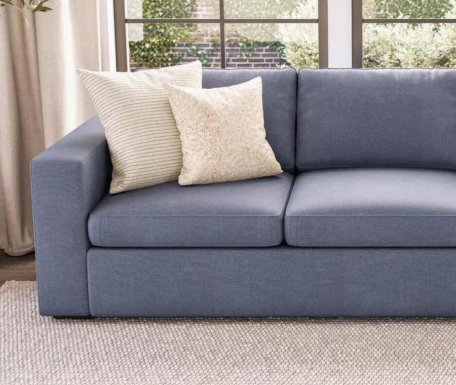 Rio Sectional in French Blue color