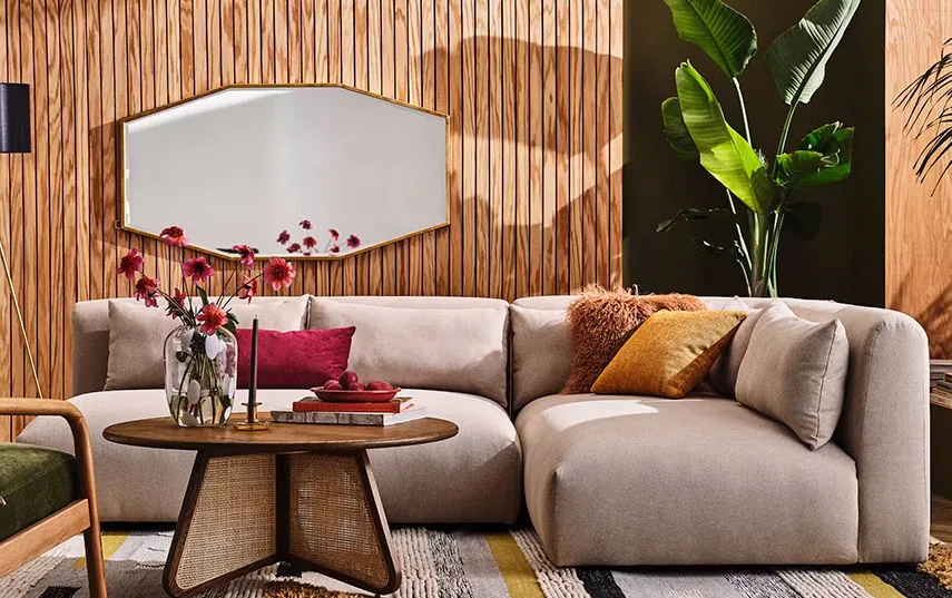 Furniture from Joybird: Sofa, Coffee table and chair